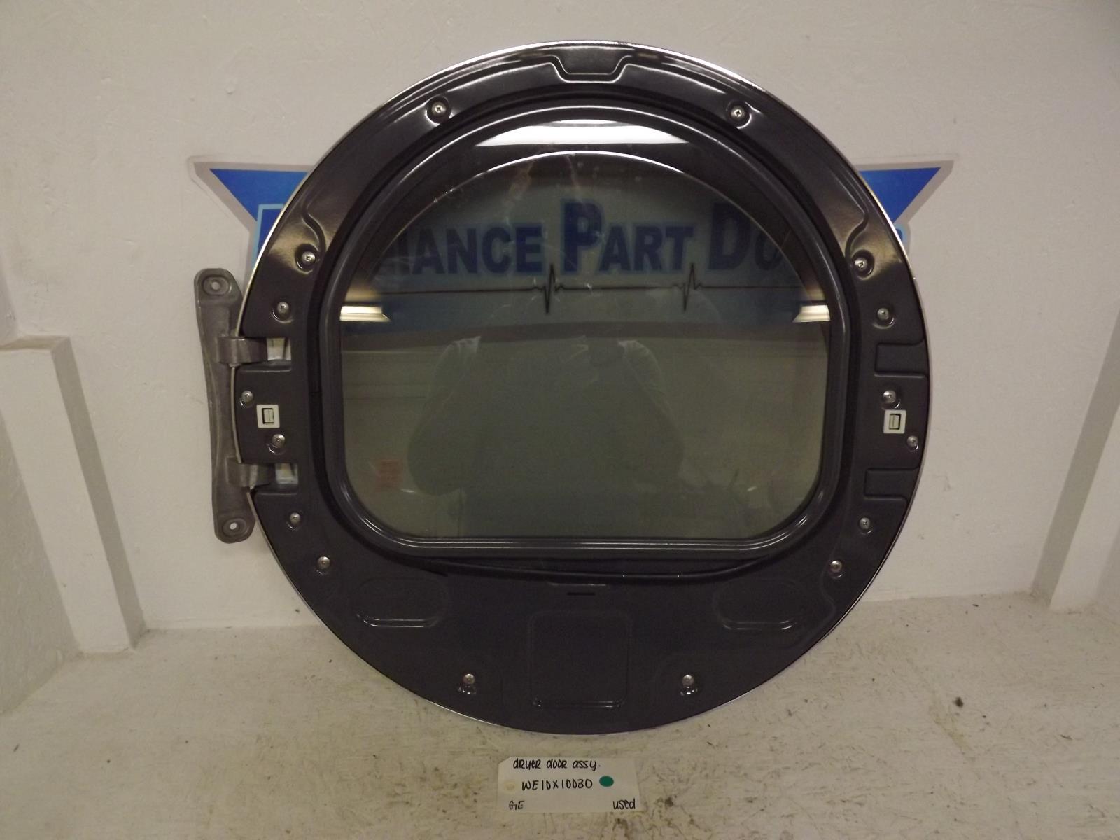 GE Dryer WE10X10030 Door Assembly Used GE Dryer WE10X10030 Door Assembly Used